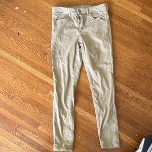 American eagle skinny next level stretch khaki pants size 10